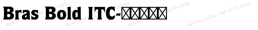 Bras Bold ITC字体转换
